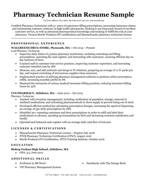 Pharmacy technician duties at cvs - Use this CVS Pharmacy Technician resume example and guide to improve your career and write a powerful resume that will separate you from the competition. Resume Insights. Published Feb 12, 2022. As a pharmacy technician, you’ll help people feel better by providing them with medication and other healthcare products.